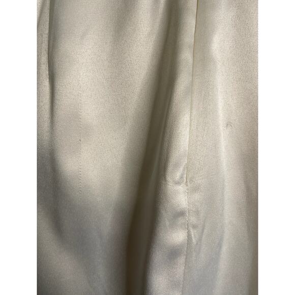 Michael Costello x REVOLVE Sara Midi Dress Strapless Surplice Ivory White Small - Picture 9 of 12